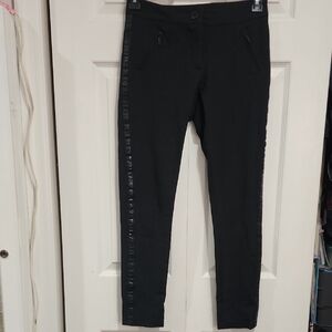 EUC! Womens Karl Lagerfeld Compresssion Skinny Mid-rise Pants Size 2